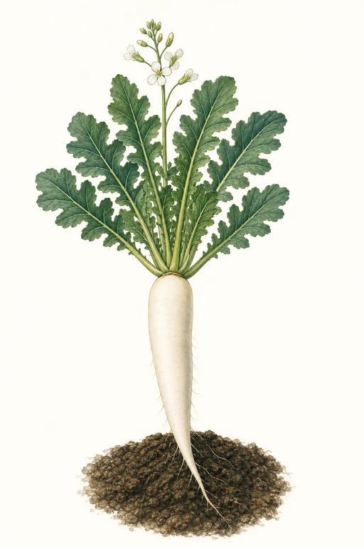 Botanical illustration of April Cross