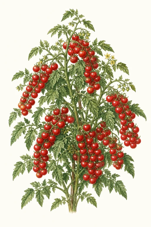 Botanical illustration of Sweet Million