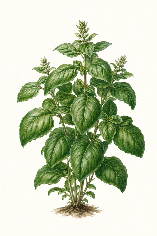 Botanical illustration of Serata