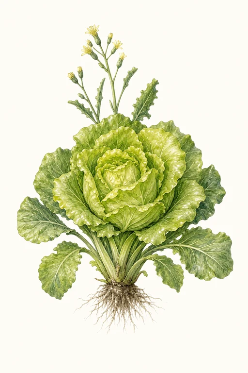 Botanical illustration of Bibb