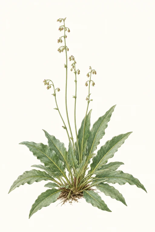 Botanical illustration of Sheep Sorrel (standard)