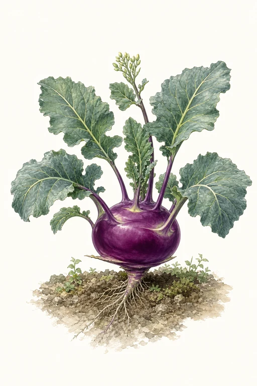 Botanical illustration of Early Purple Vienna