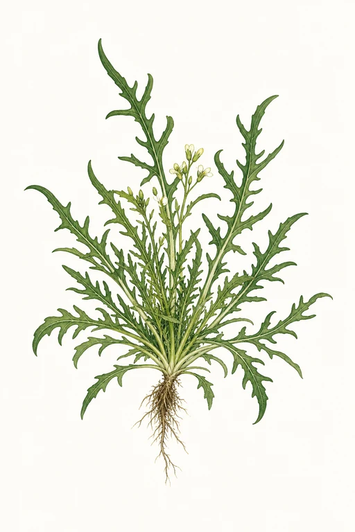 Botanical illustration of Wild Arugula