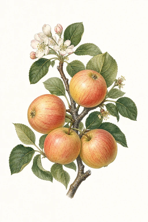 Botanical illustration of Mollie's Delicious