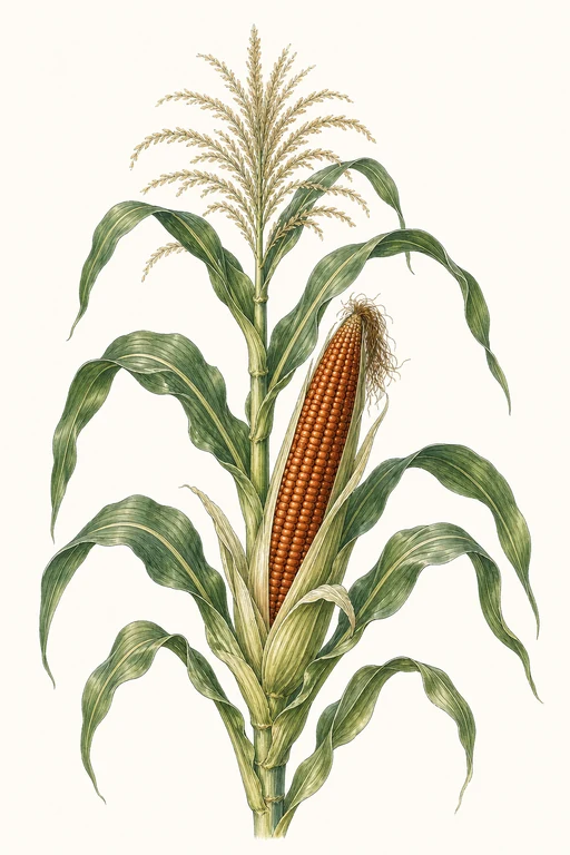 Botanical illustration of Cinnamon Girl