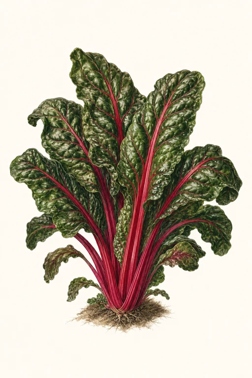 Botanical illustration of Red Magic