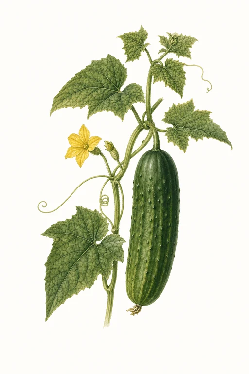Botanical illustration of Racer