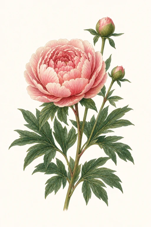 Botanical illustration of Bowl Of Beauty