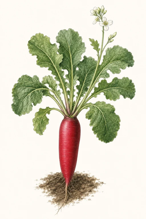 Botanical illustration of Red King