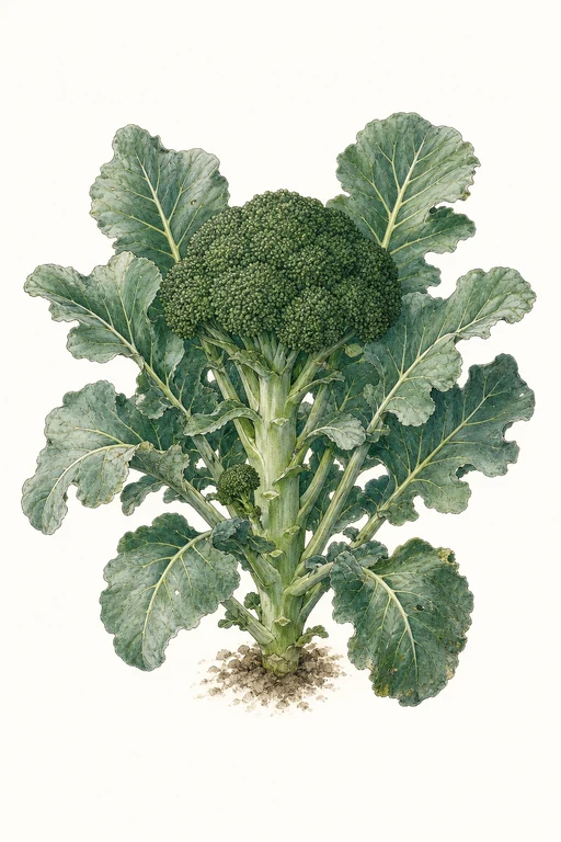 Botanical illustration of Green Magic