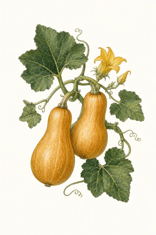 Botanical illustration of Honeynut