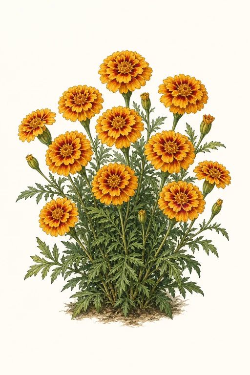 Botanical illustration of Jolly Jester