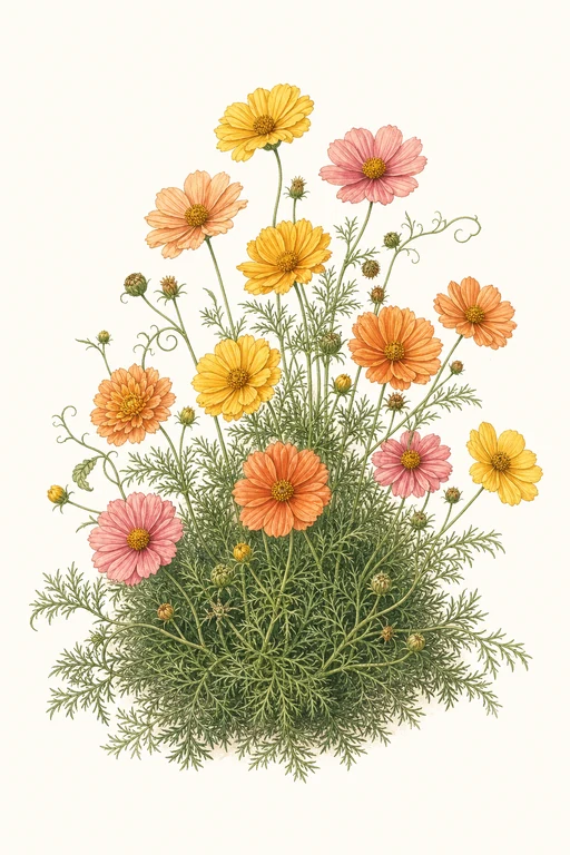 Botanical illustration of Good Bug Blooms