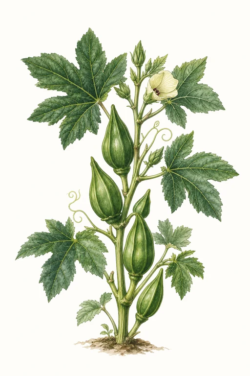 Botanical illustration of Hastings Puffer