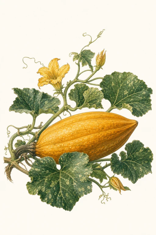 Botanical illustration of Honey Boat