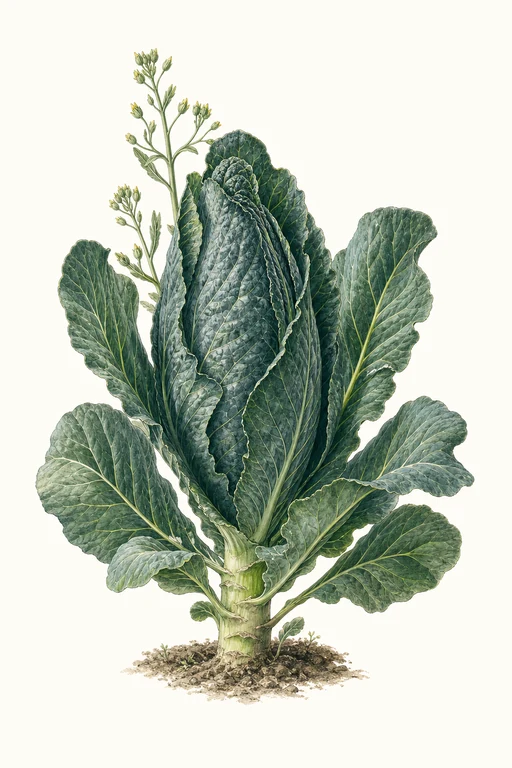 Botanical illustration of Charleston Wakefield
