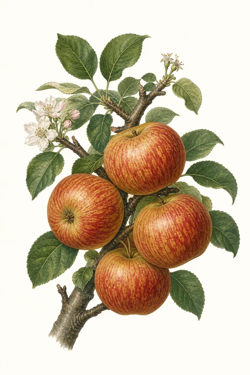 Botanical illustration of King Of The Pippins