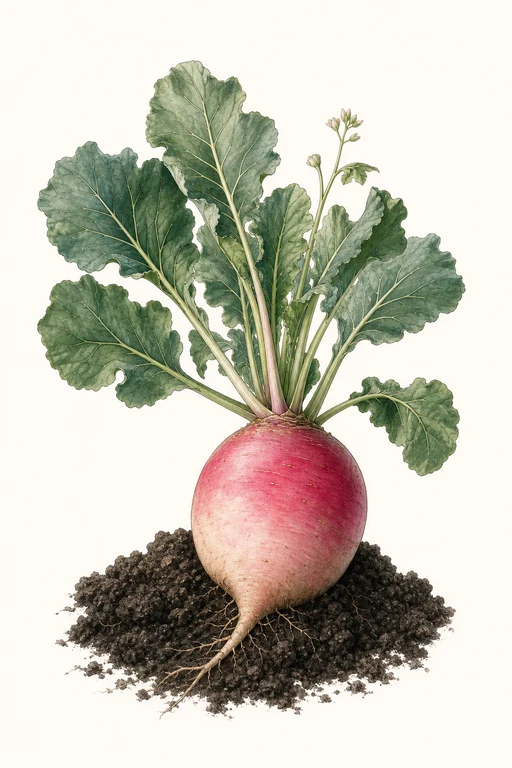 Botanical illustration of Misato Rose