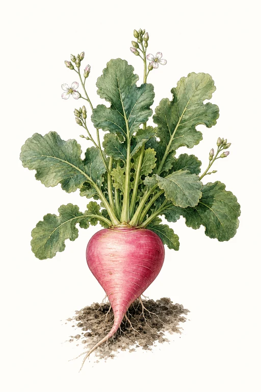 Botanical illustration of Beauty Heart