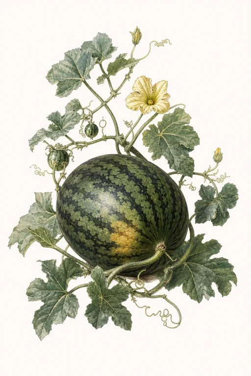 Botanical illustration of Congo
