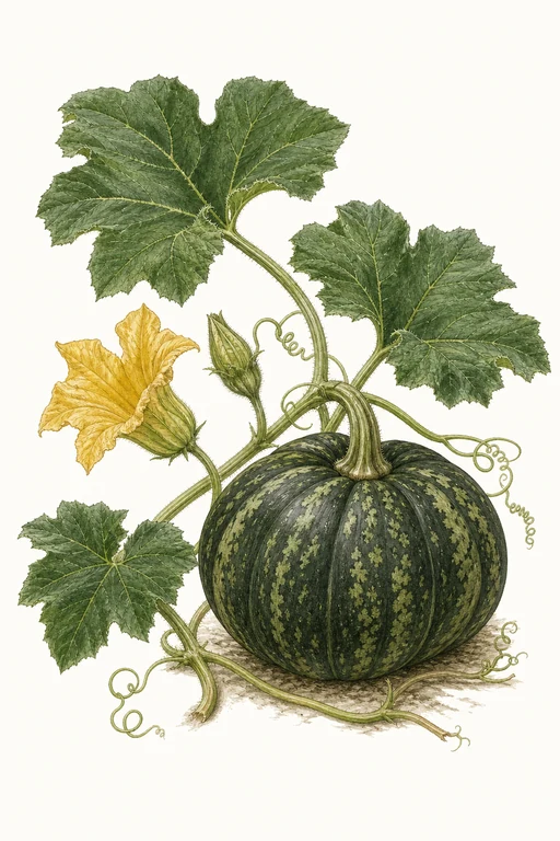 Botanical illustration of Sweet Meat