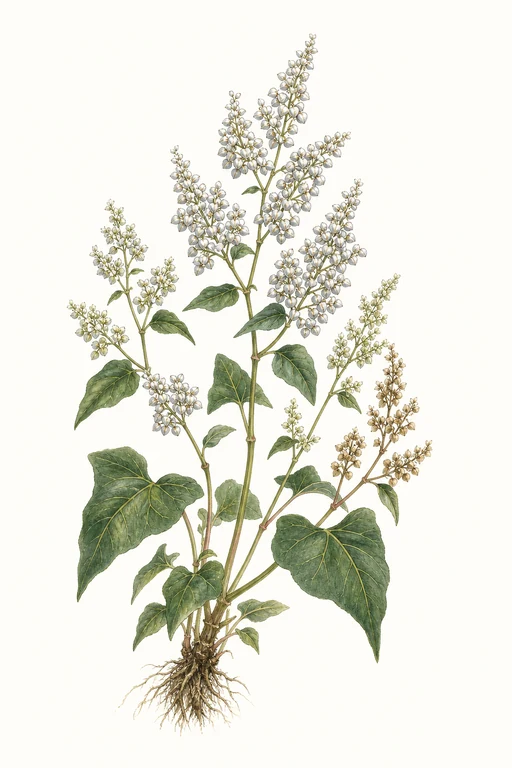 Botanical illustration of Himalayan Silver