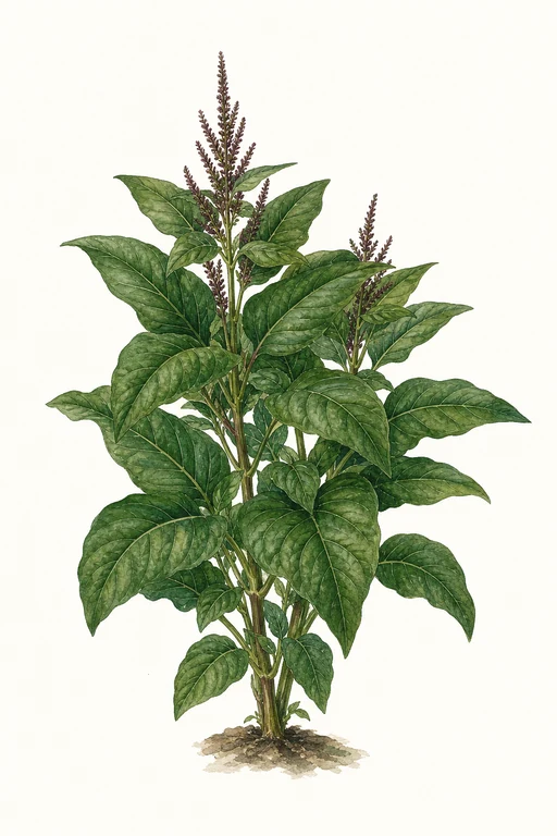 Botanical illustration of Mercado