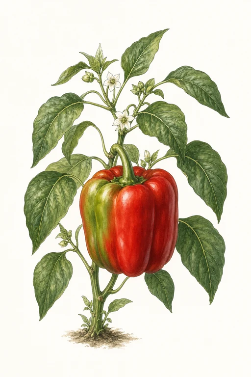 Botanical illustration of Big Bertha