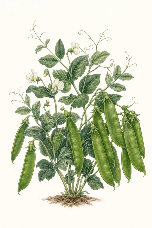 Botanical illustration of Oregon Sugar Pod II