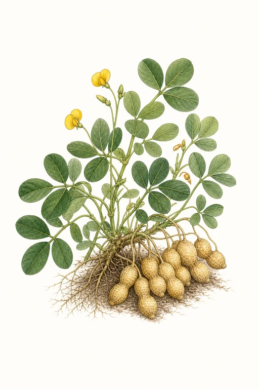 Botanical illustration of Spanish