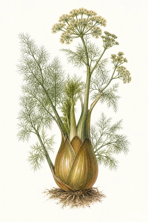 Botanical illustration of Bronze