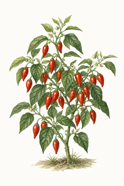 Botanical illustration of Datil