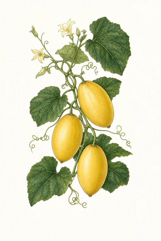Botanical illustration of Gold Star