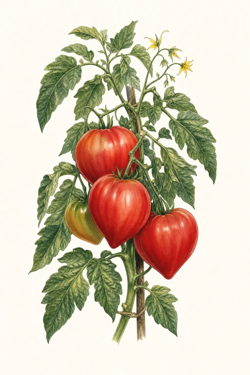 Botanical illustration of Cuor Di Bue