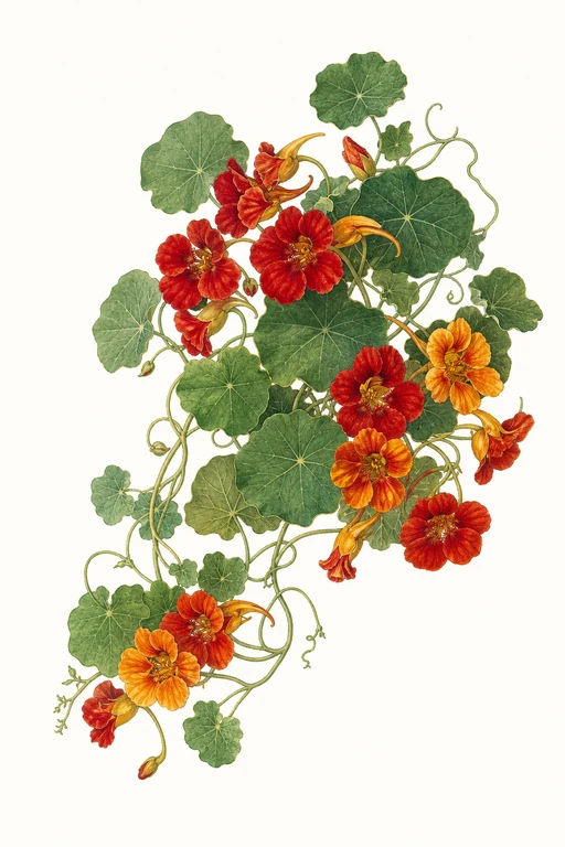 Botanical illustration of Jewel Of Africa