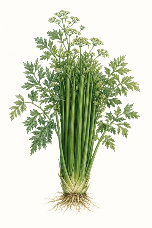 Botanical illustration of Tianjin Green