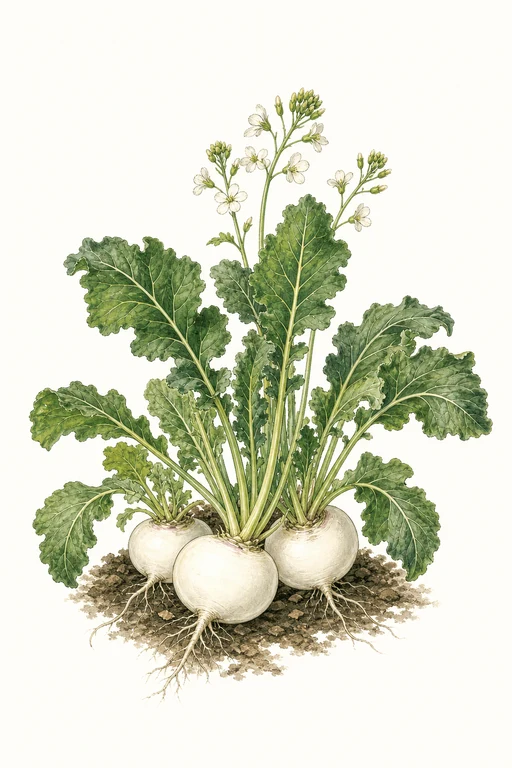Botanical illustration of Hakurei