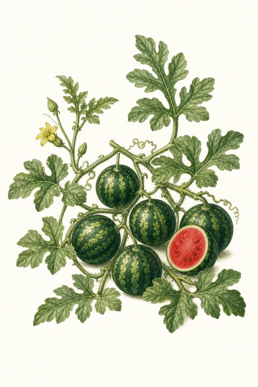 Botanical illustration of Sweet Princess