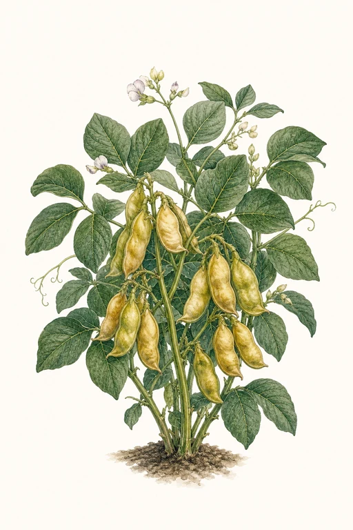 Botanical illustration of Henderson Bush Lima