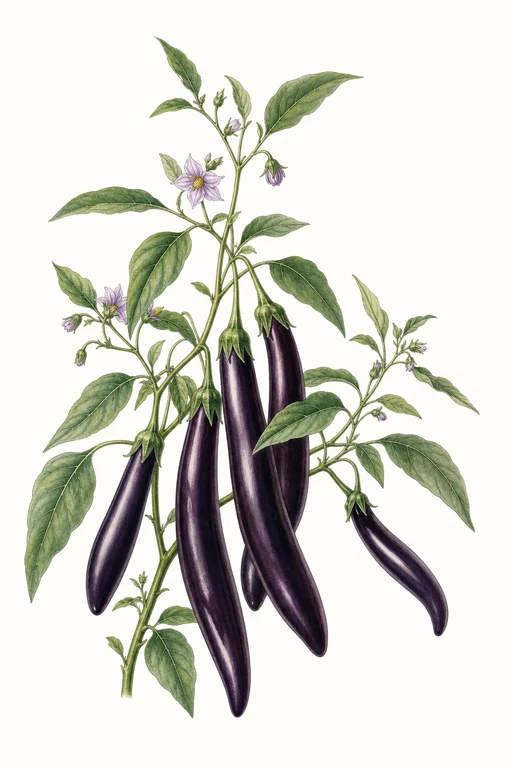 Botanical illustration of Ping Tung Long