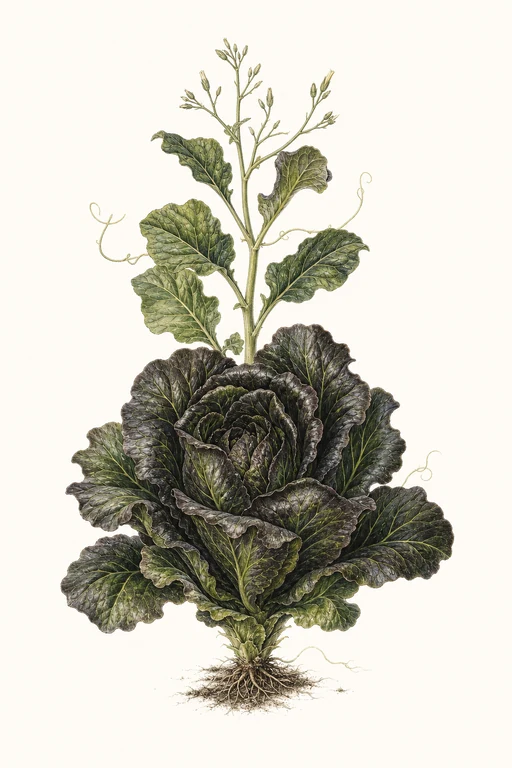 Botanical illustration of Black Jack