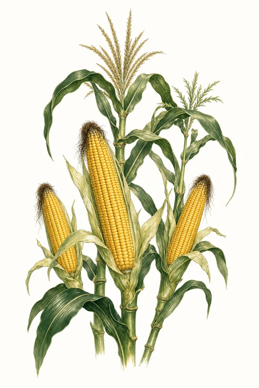 Botanical illustration of Mirai