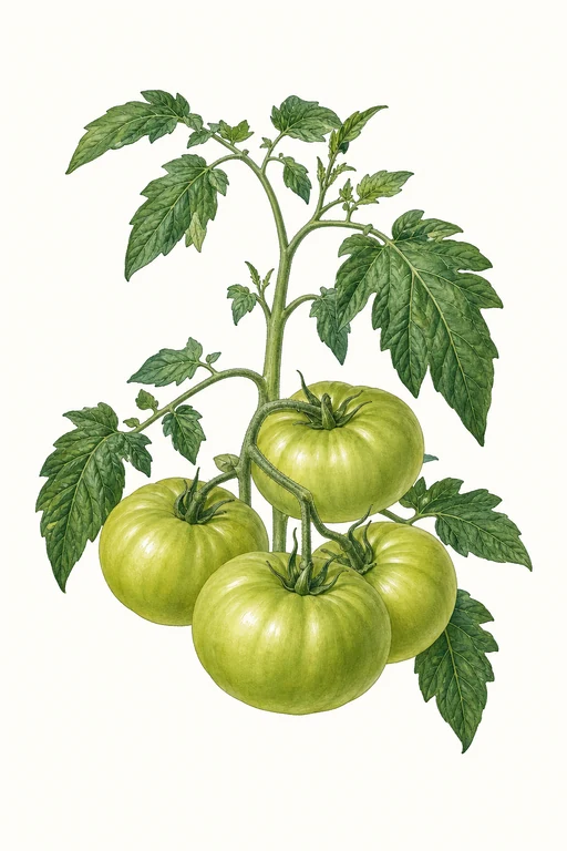 Botanical illustration of Green Giant
