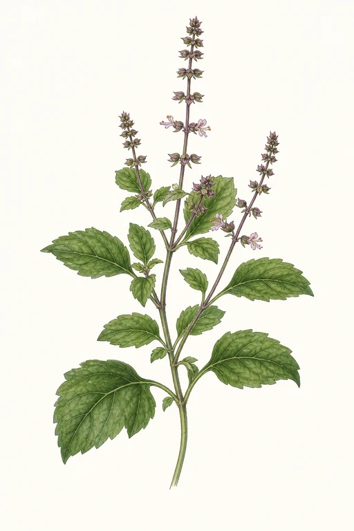 Botanical illustration of Rama Tulsi
