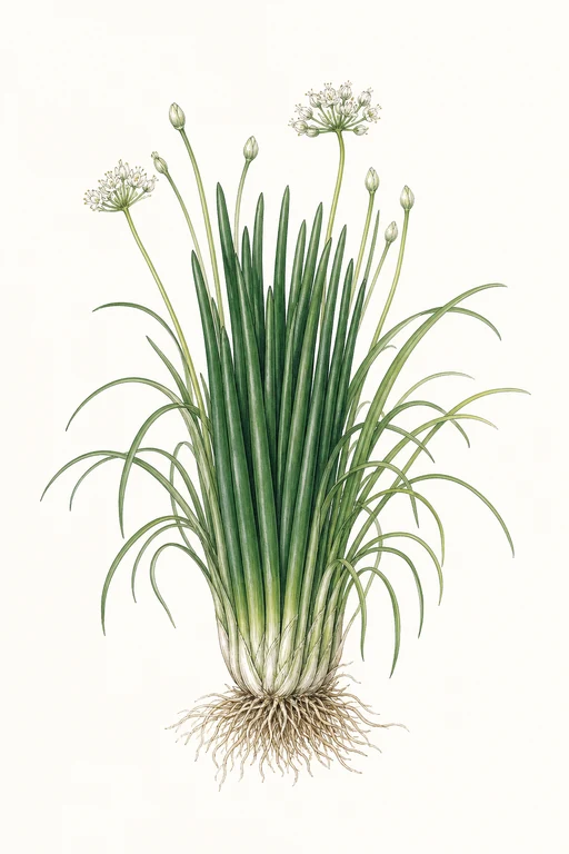 Botanical illustration of Beltsville Bunching