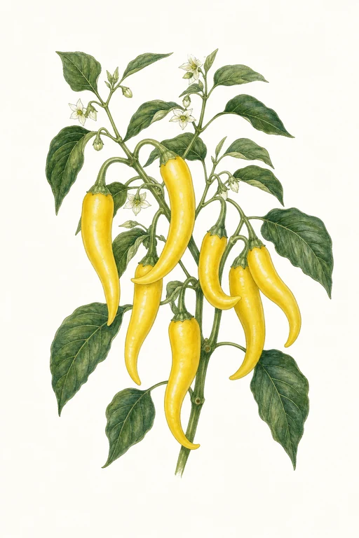 Botanical illustration of Golden Greek