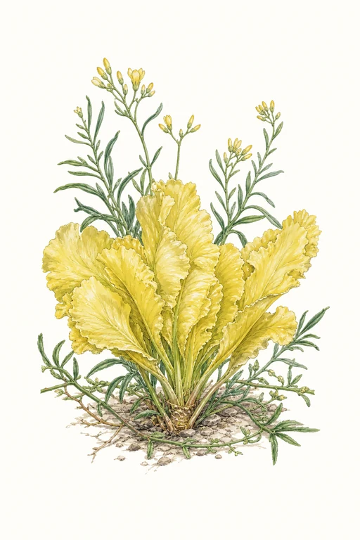 Botanical illustration of Australian Yellow