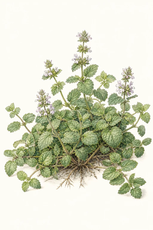 Botanical illustration of Creme De Mint