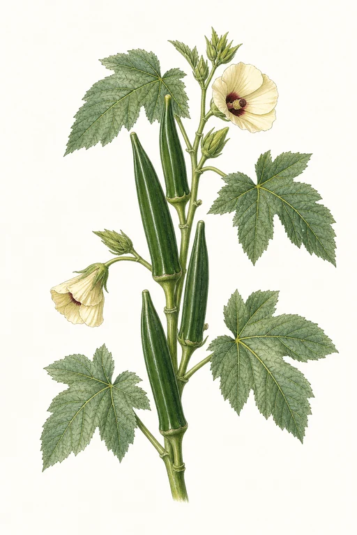Botanical illustration of Sabz Pari