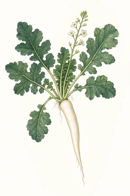Botanical illustration of Sora